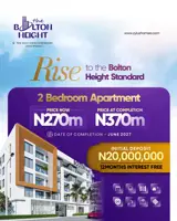 BOLTON HEIGHT, THE NEST FORESHORE, LEKKI PHASE 1