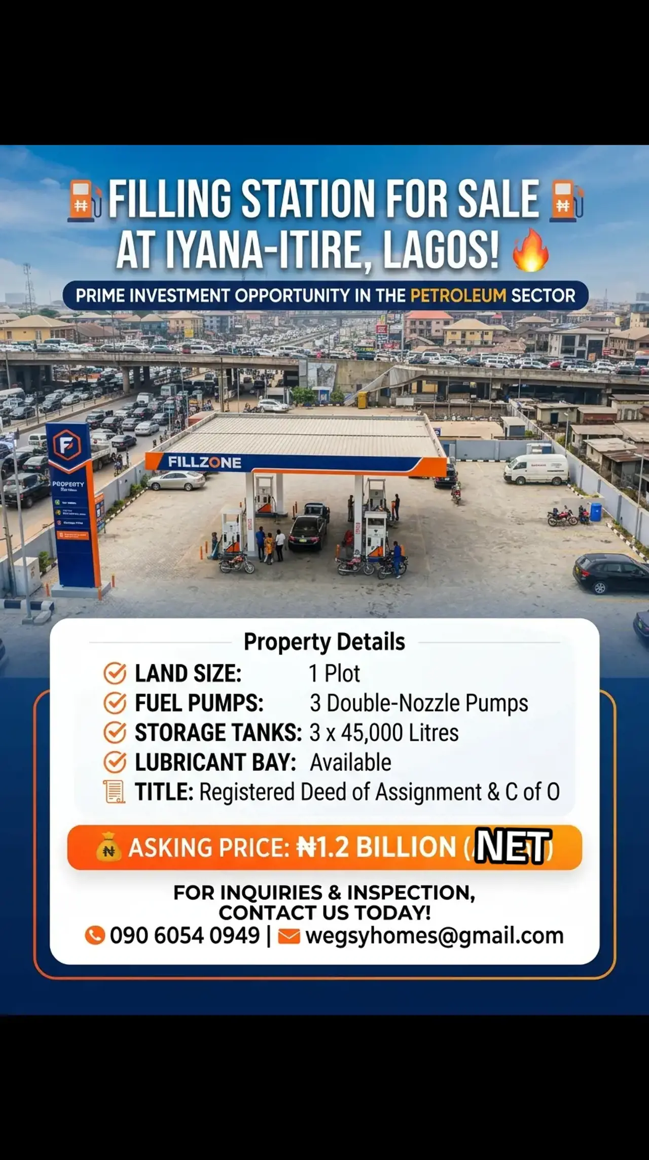 Investment Investment: Filling Station For Sale