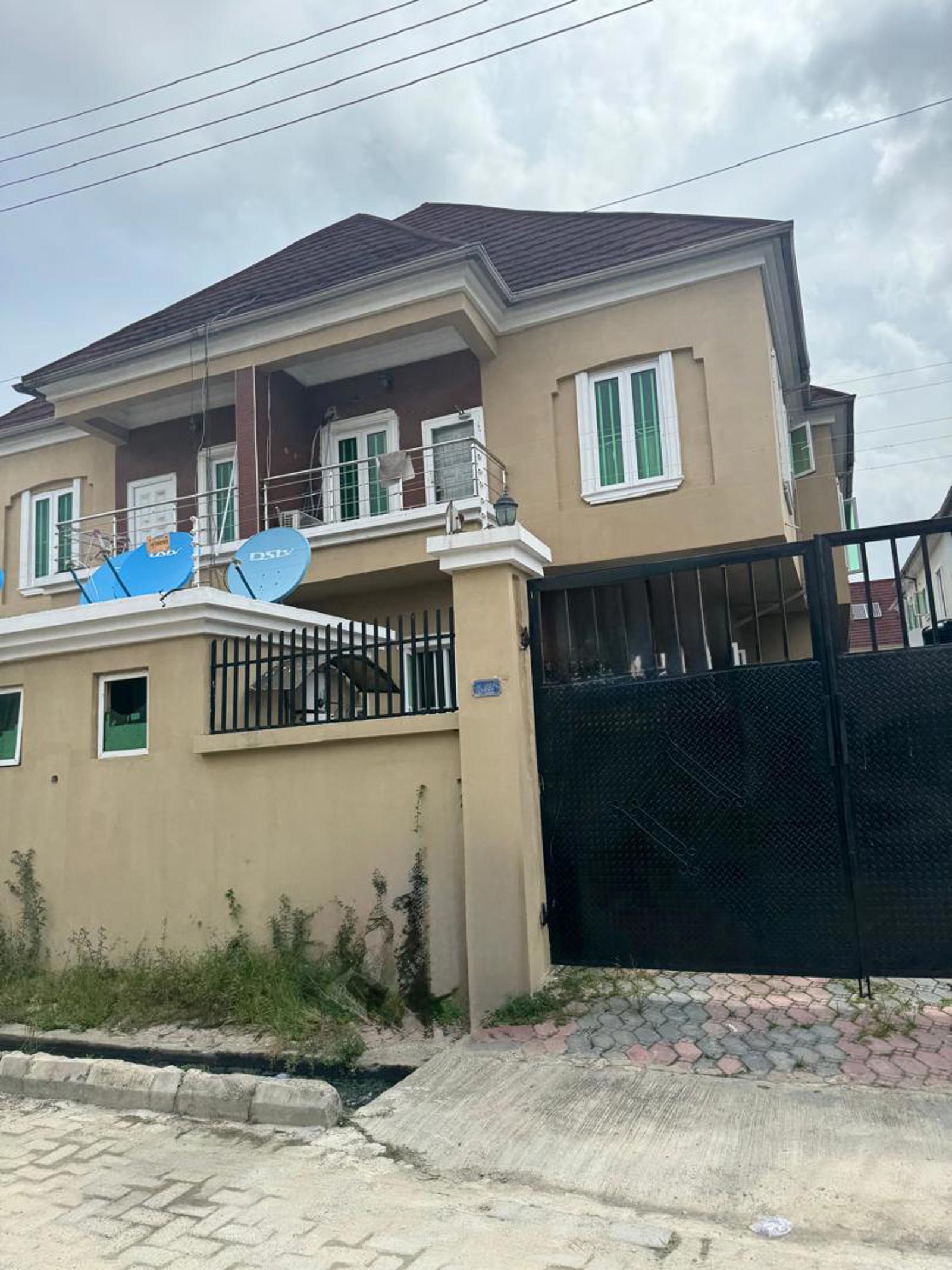 4 Bedroom Semi-Detached Duplex with Self compound