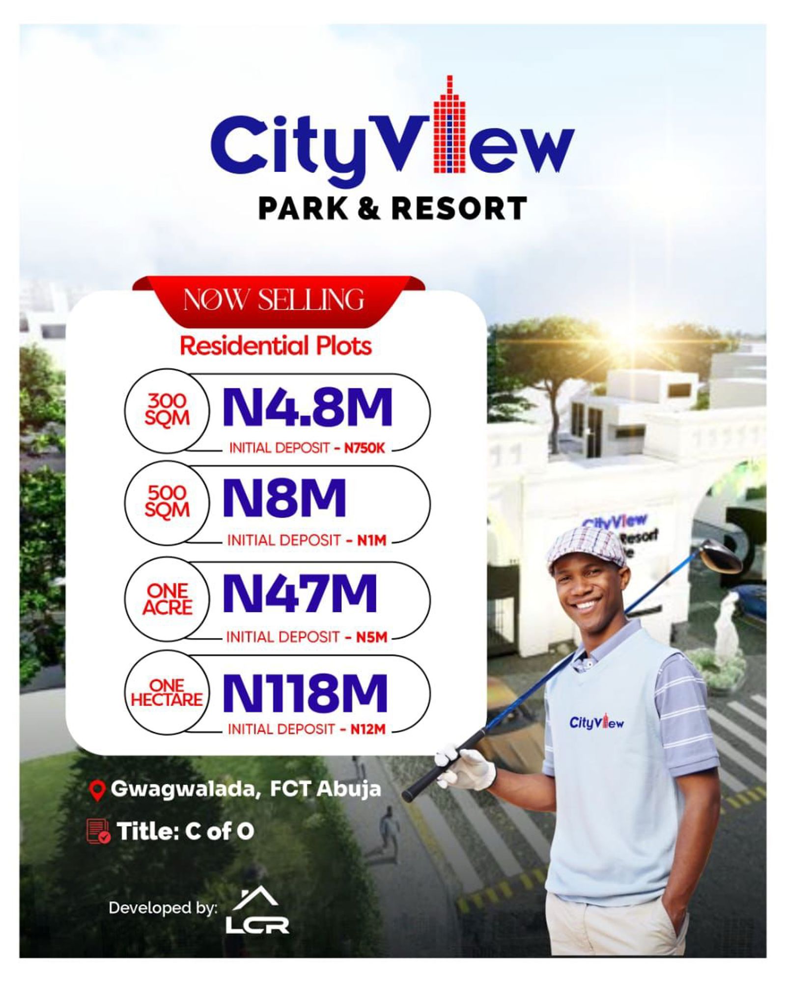 CITY VIEW PARK AND RESORT | LAND FOR SALE IN GWAGWALADA ABUJA