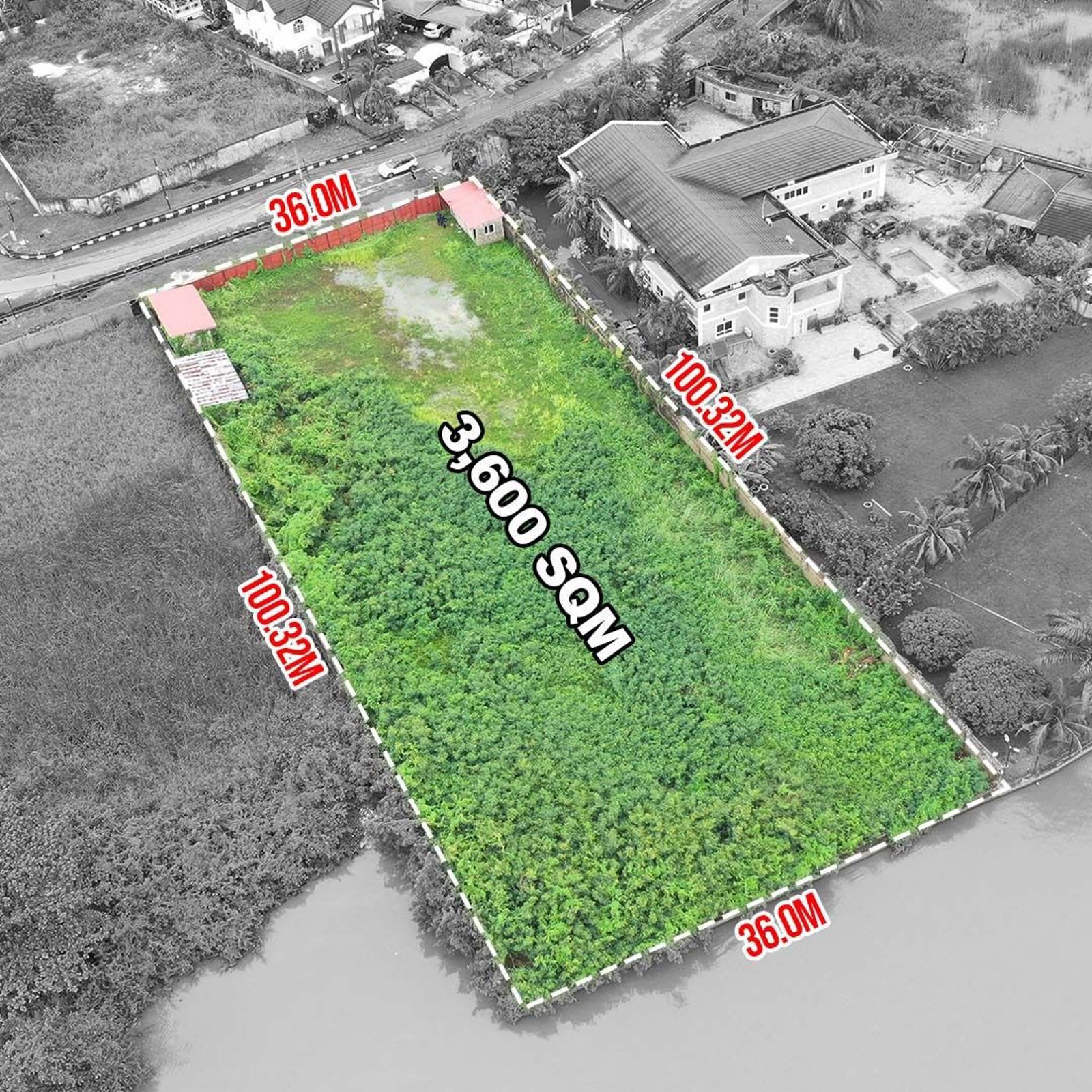 3600 SQM Waterfront Land (Can Be Sold In Bits)