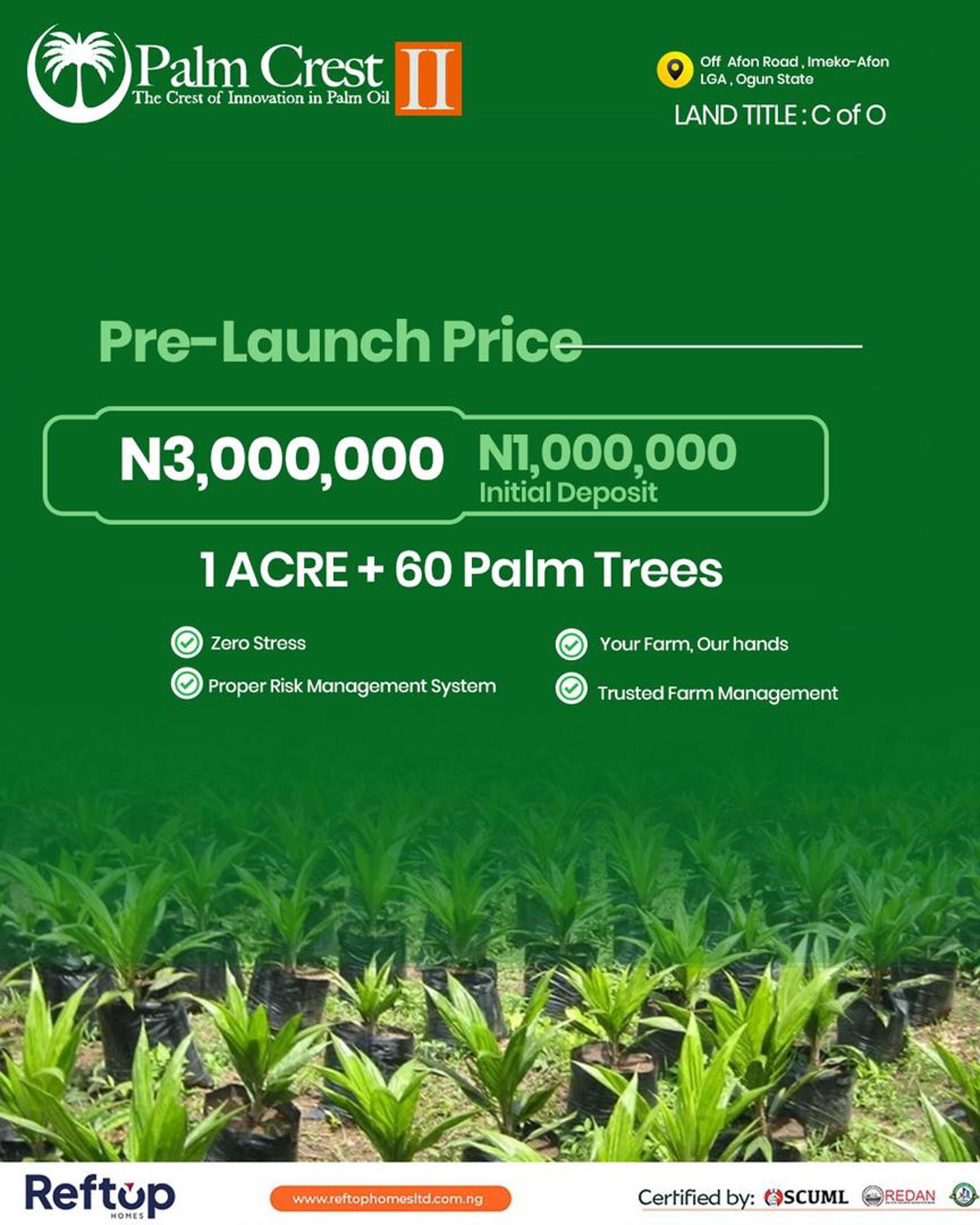 palm crest investment