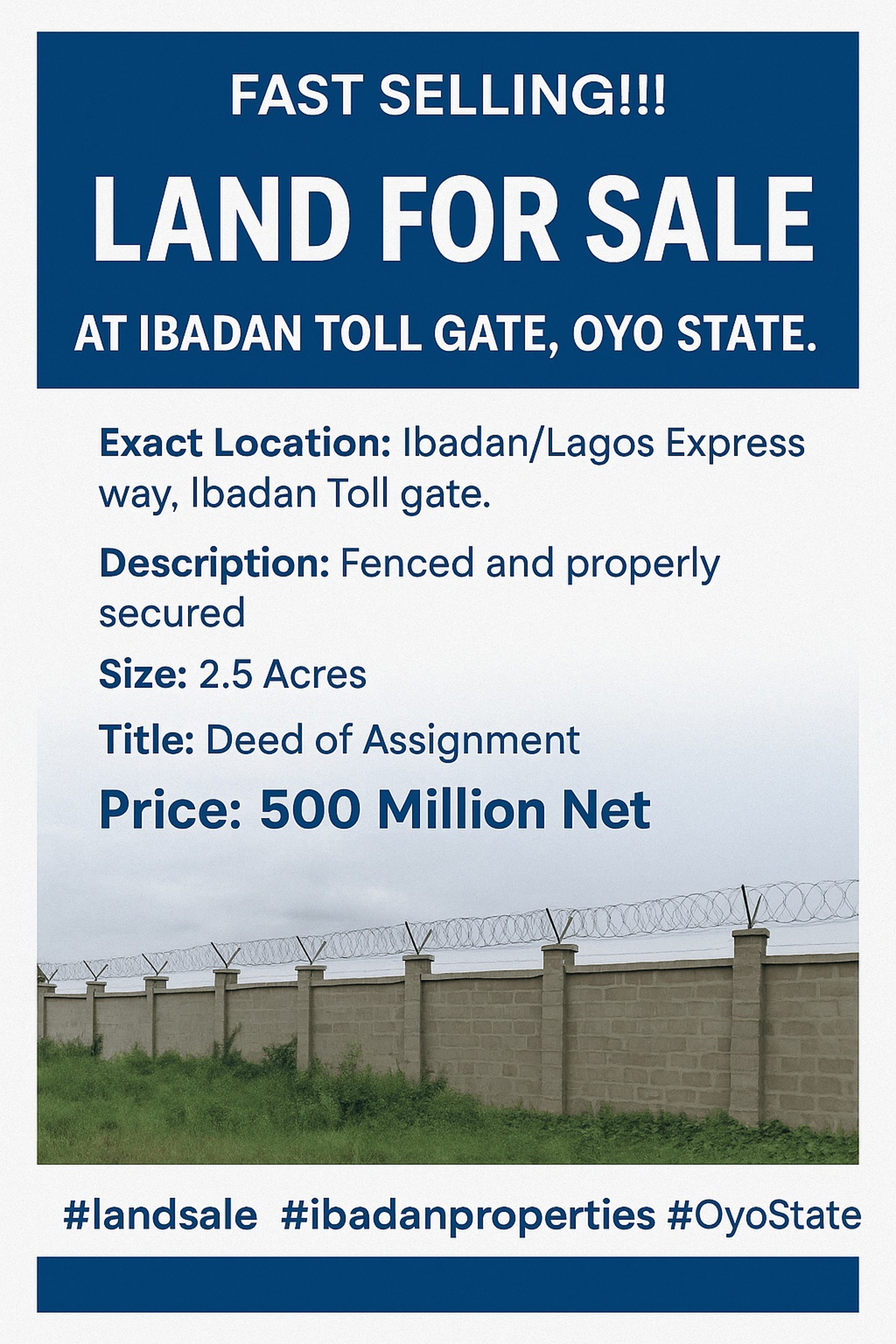 Secure & Strategic 2.5 Acres Along Expressway High-Investment